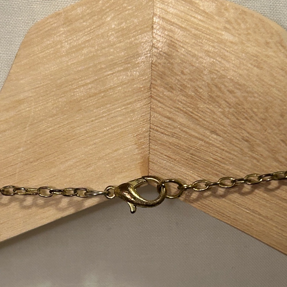 Vintage Shell Ring and Bead chain Long Necklace - Picture 5 of 10